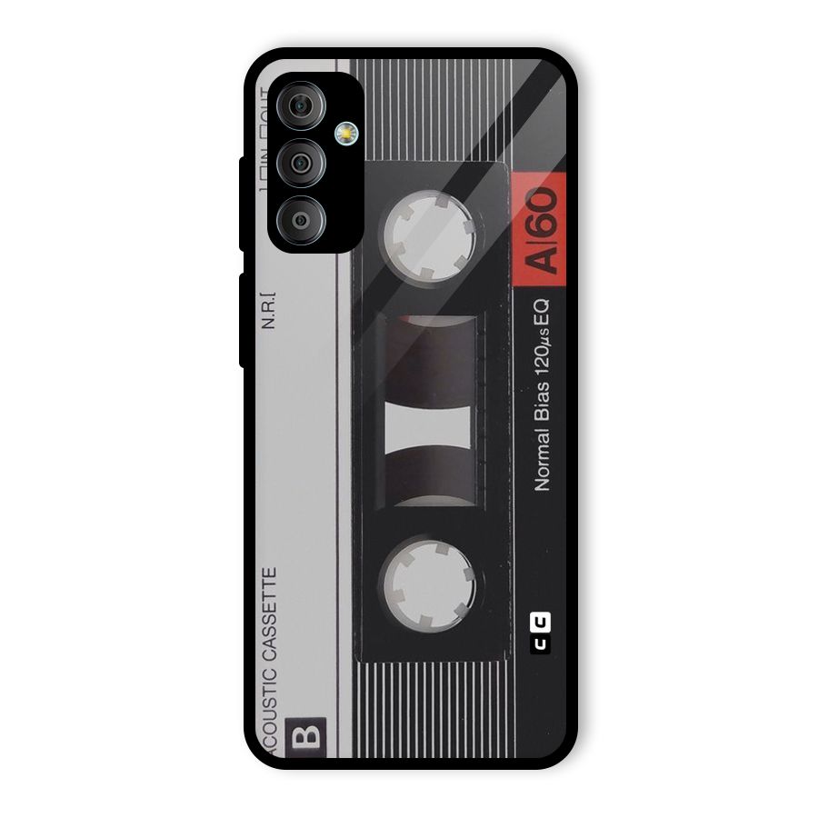 Casette Design Glass Back Case for Galaxy F23