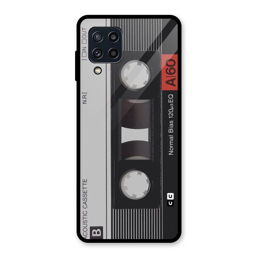 Casette Design Glass Back Case for Galaxy M32