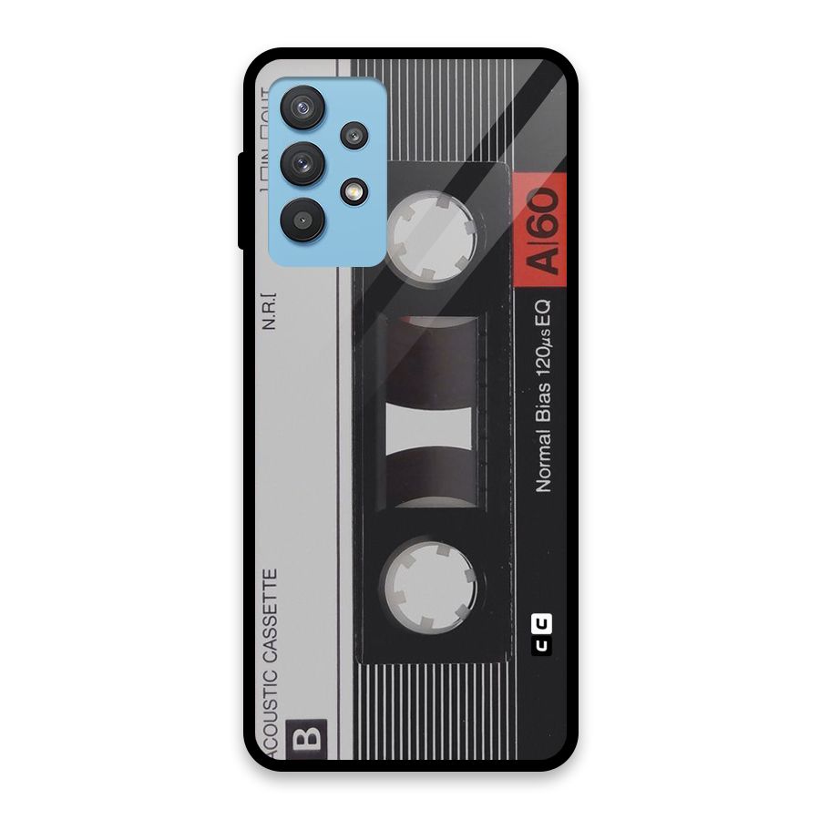 Casette Design Glass Back Case for Galaxy M32 5G