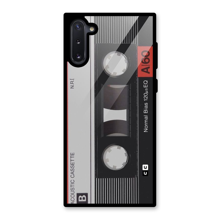 Casette Design Glass Back Case for Galaxy Note 10