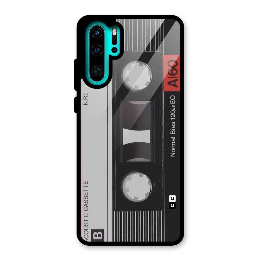 Casette Design Glass Back Case for Huawei P30 Pro