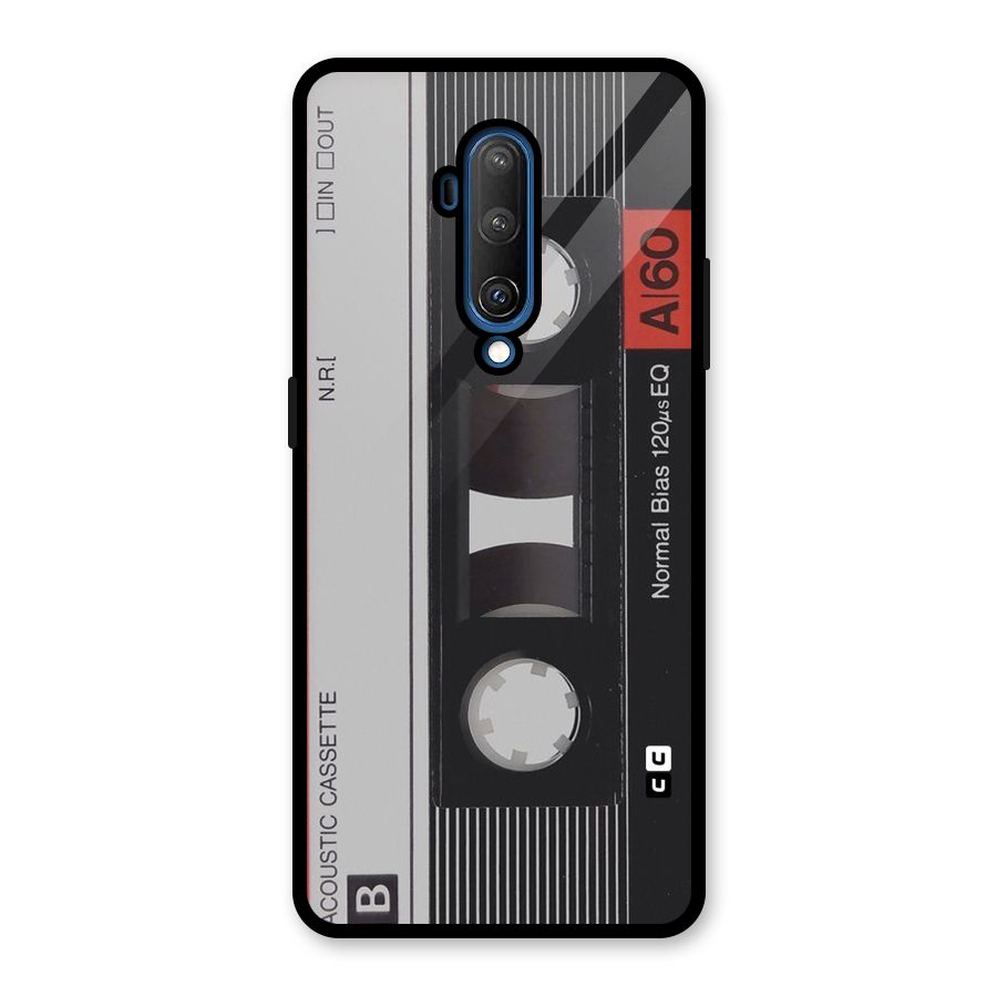 Casette Design Glass Back Case for OnePlus 7T Pro