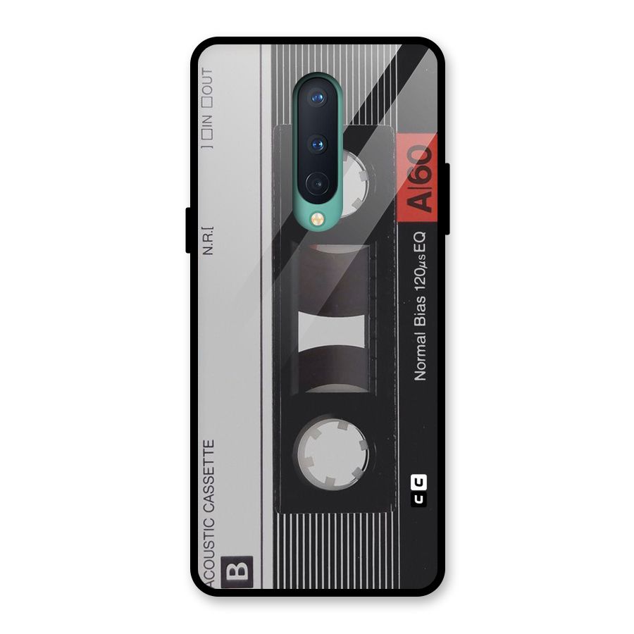 Casette Design Glass Back Case for OnePlus 8