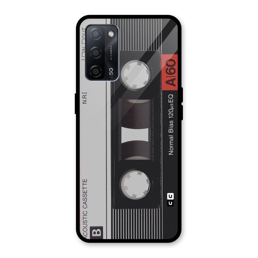 Casette Design Glass Back Case for Oppo A53s 5G