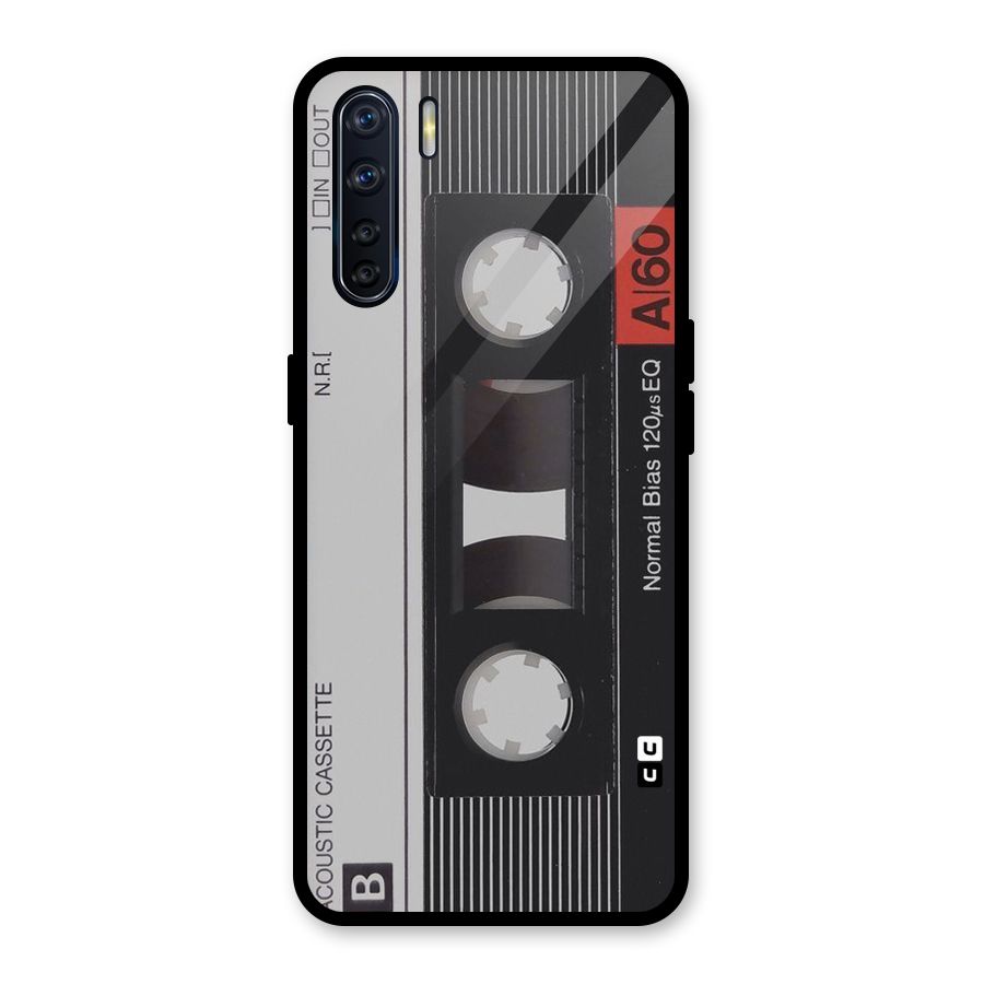 Casette Design Glass Back Case for Oppo F15