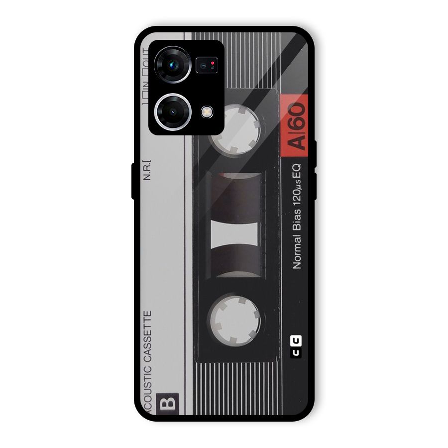 Casette Design Glass Back Case for Oppo F21 Pro 4G
