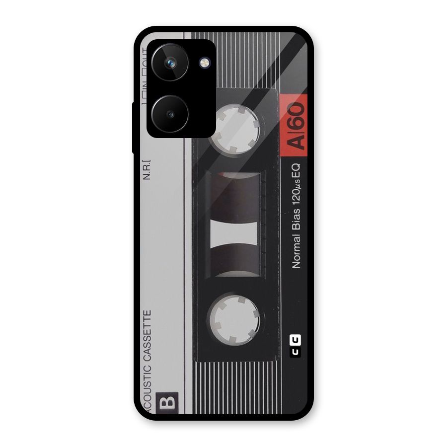 Casette Design Glass Back Case for Realme 10