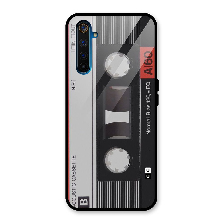Casette Design Glass Back Case for Realme 6 Pro