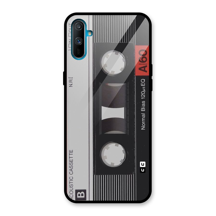 Casette Design Glass Back Case for Realme C3