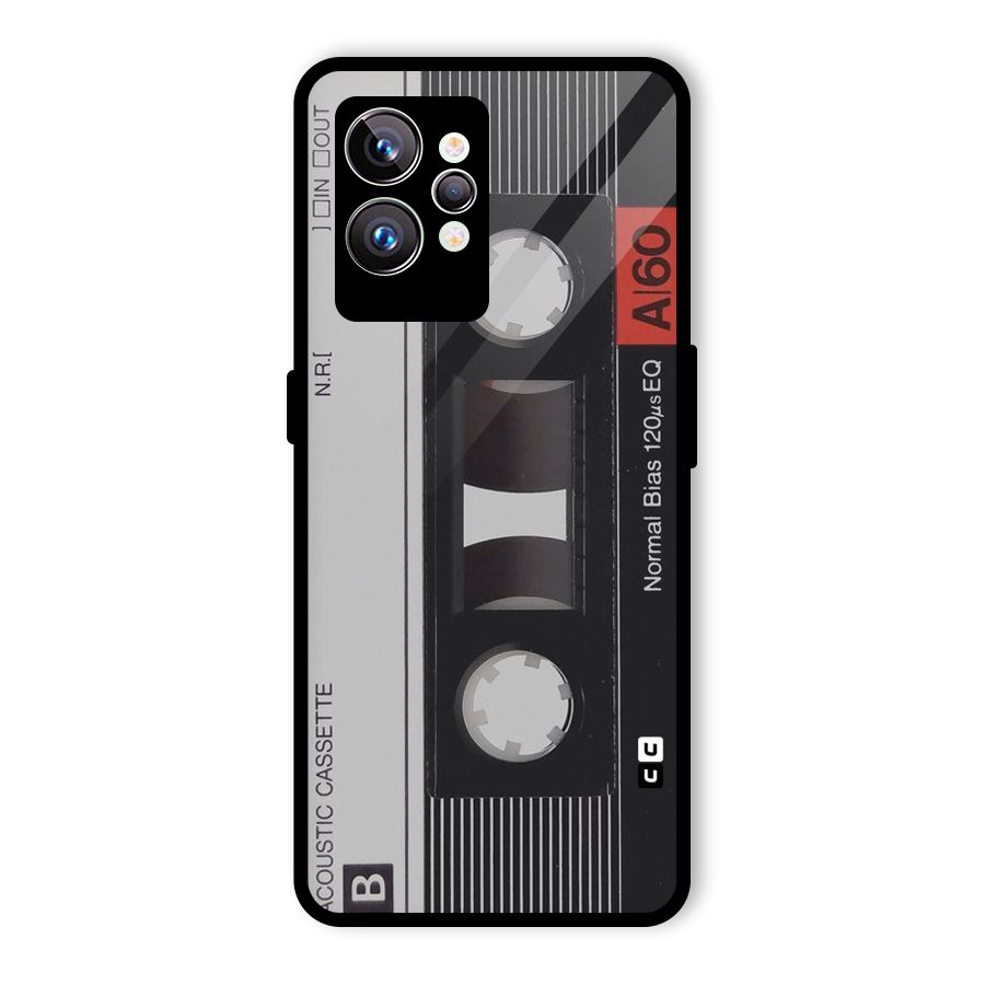 Casette Design Glass Back Case for Realme GT2 Pro