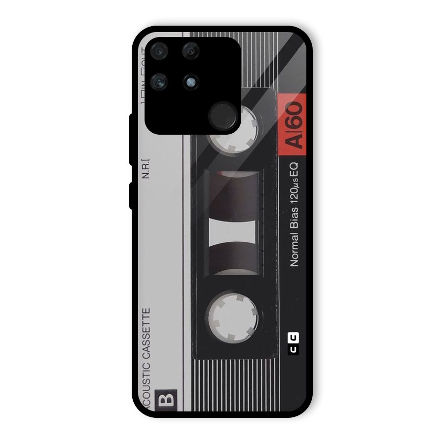 Casette Design Glass Back Case for Realme Narzo 50A