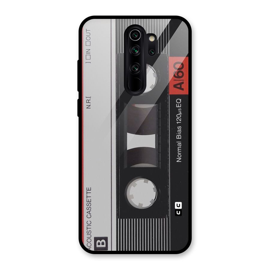 Casette Design Glass Back Case for Redmi Note 8 Pro