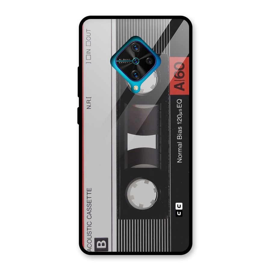 Casette Design Glass Back Case for Vivo S1 Pro