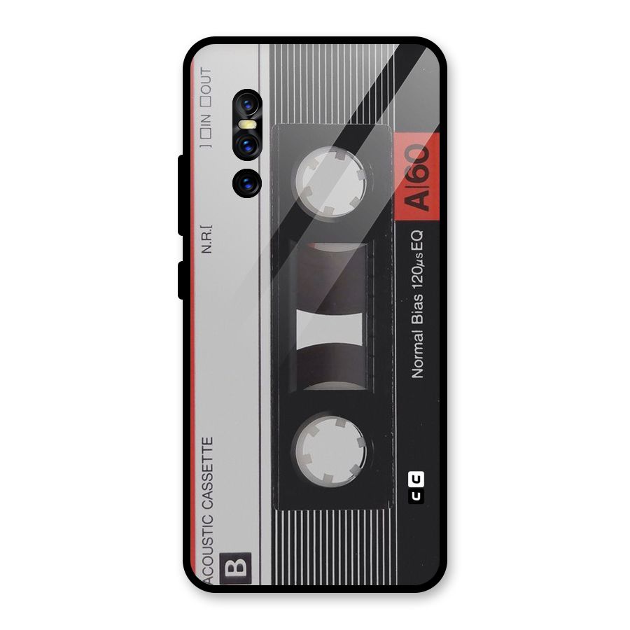 Casette Design Glass Back Case for Vivo V15 Pro