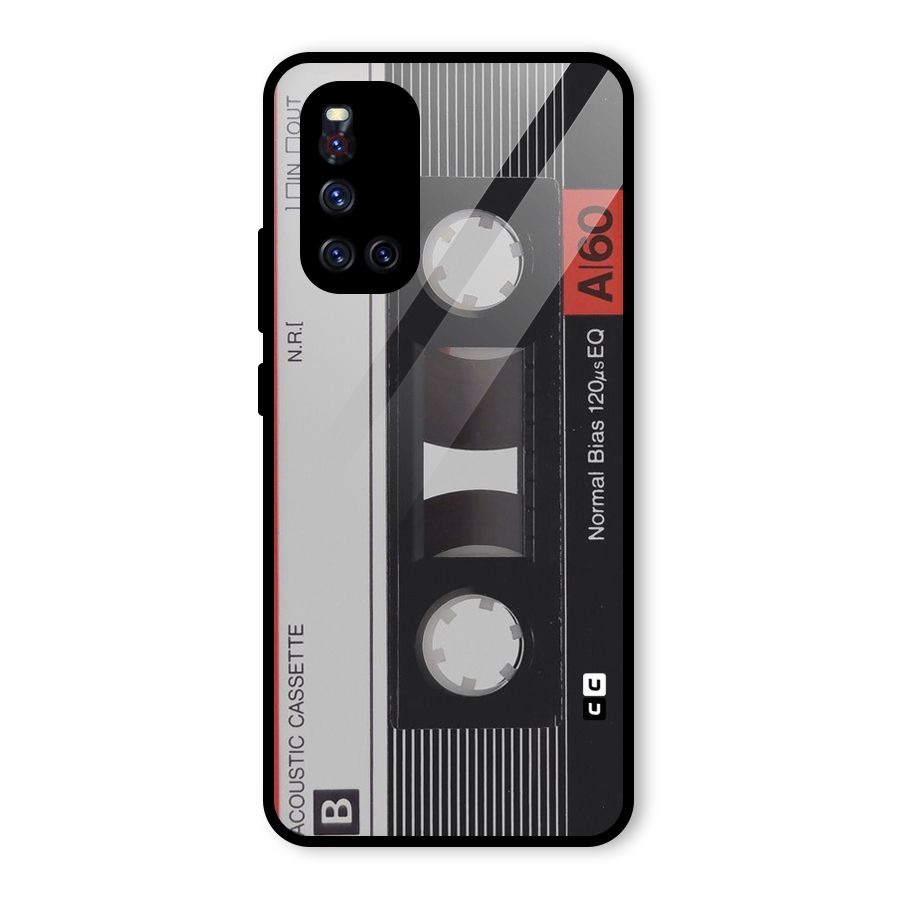Casette Design Glass Back Case for Vivo V19