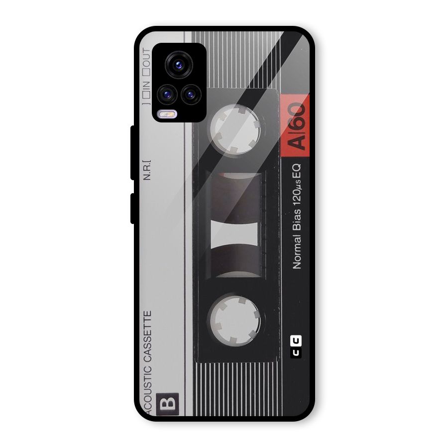 Casette Design Glass Back Case for Vivo V20