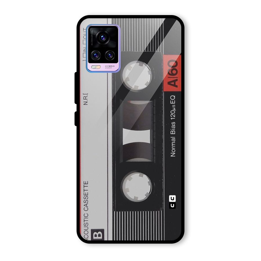 Casette Design Glass Back Case for Vivo V20 Pro