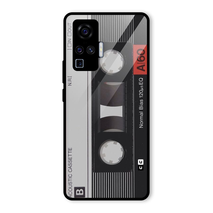 Casette Design Glass Back Case for Vivo X50 Pro