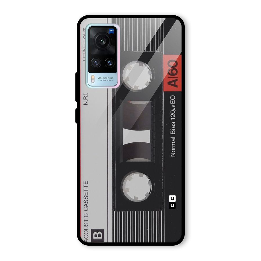 Casette Design Glass Back Case for Vivo X60