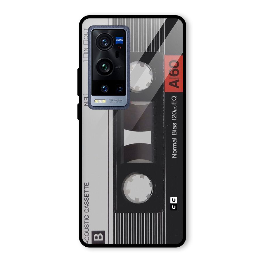Casette Design Glass Back Case for Vivo X60 Pro Plus