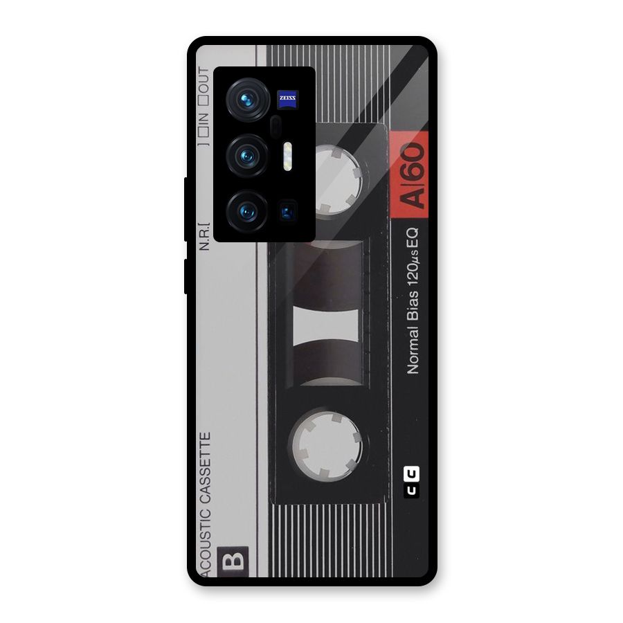 Casette Design Glass Back Case for Vivo X70 Pro Plus