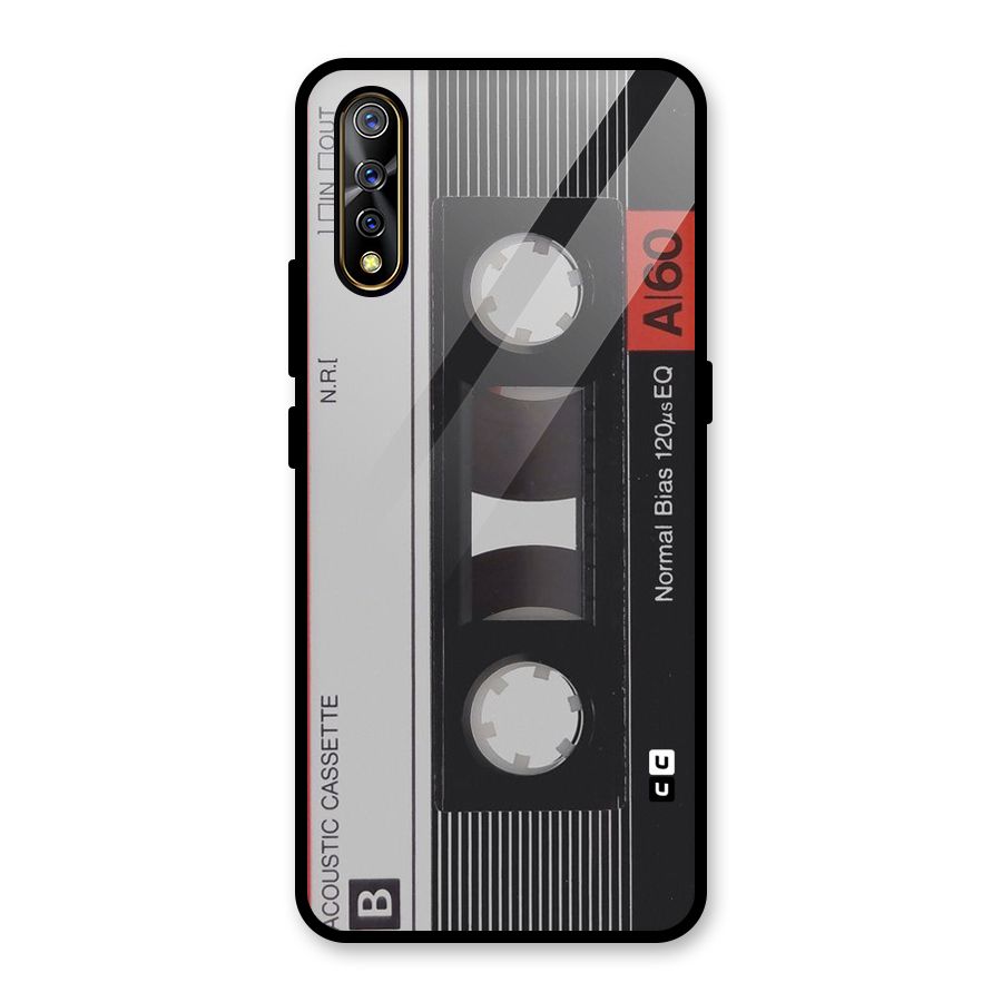Casette Design Glass Back Case for Vivo Z1x