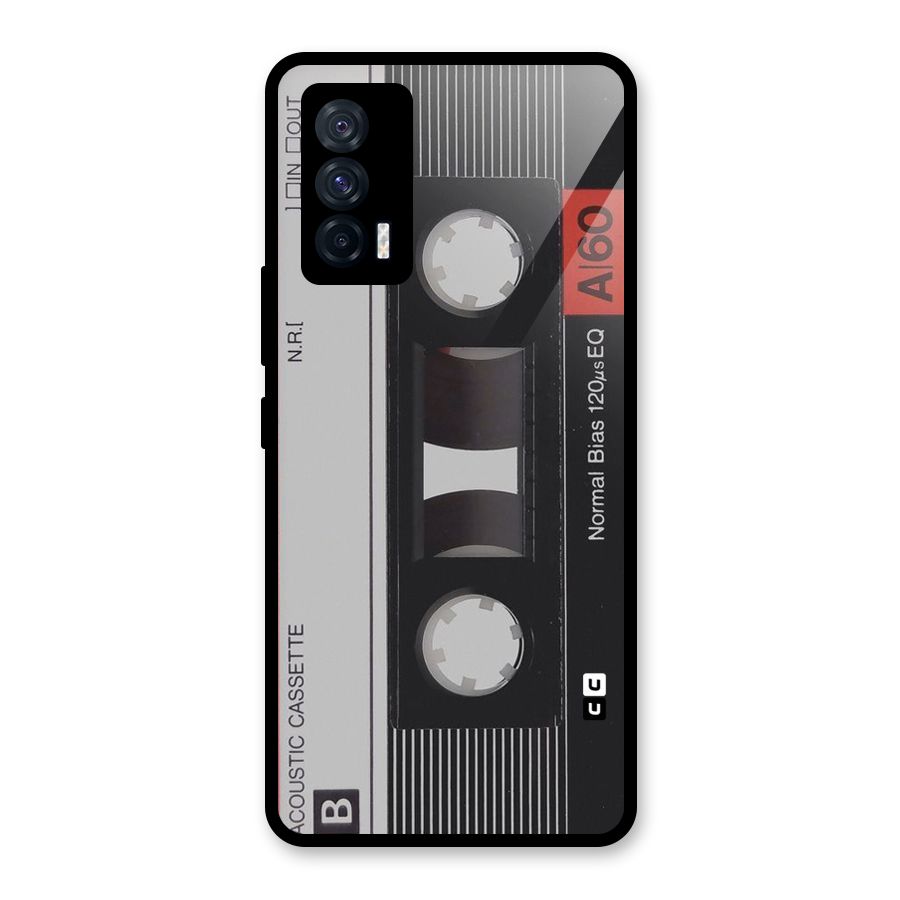 Casette Design Glass Back Case for Vivo iQOO 7 5G