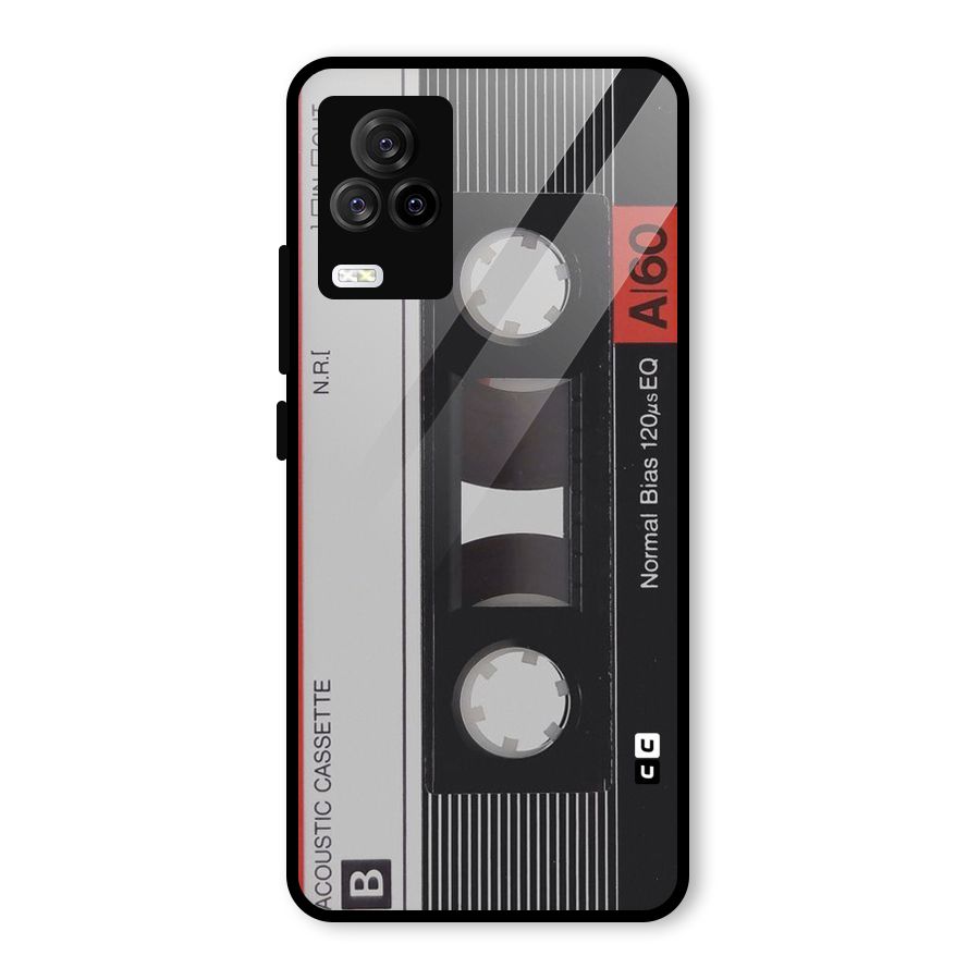 Casette Design Glass Back Case for Vivo iQOO 7 Legend 5G
