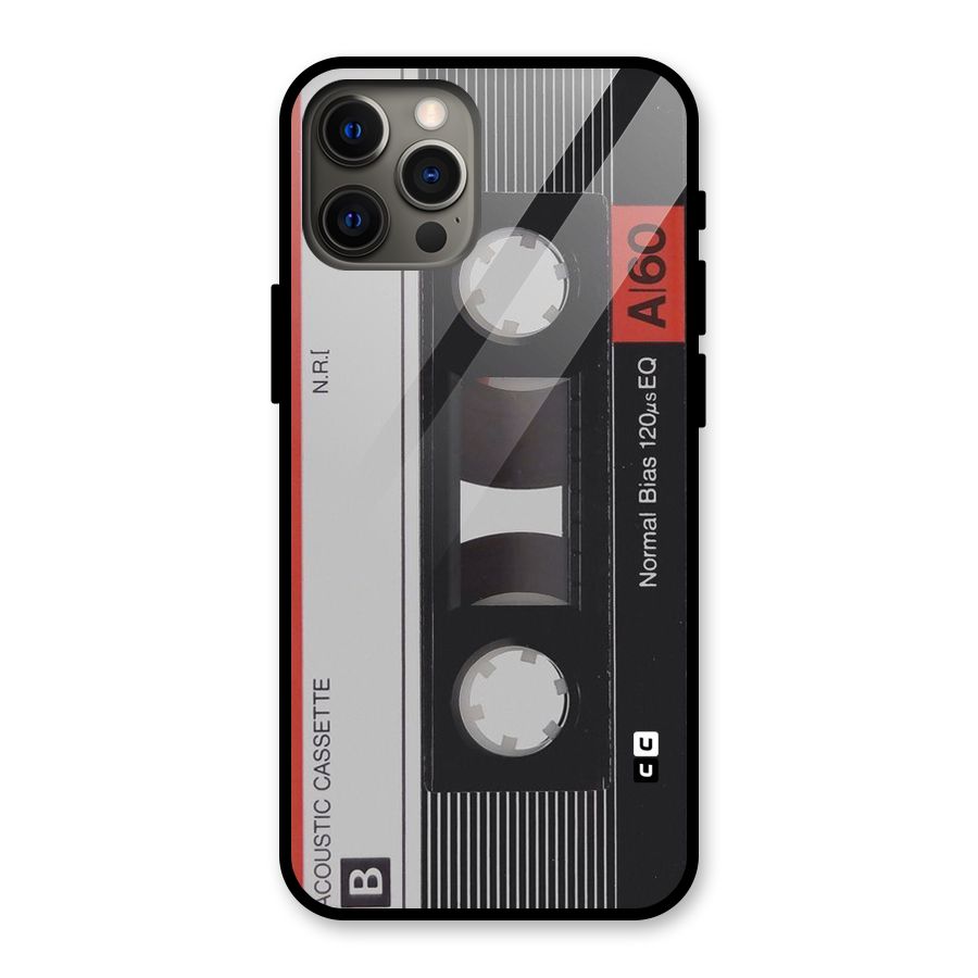 Casette Design Glass Back Case for iPhone 12 Pro Max