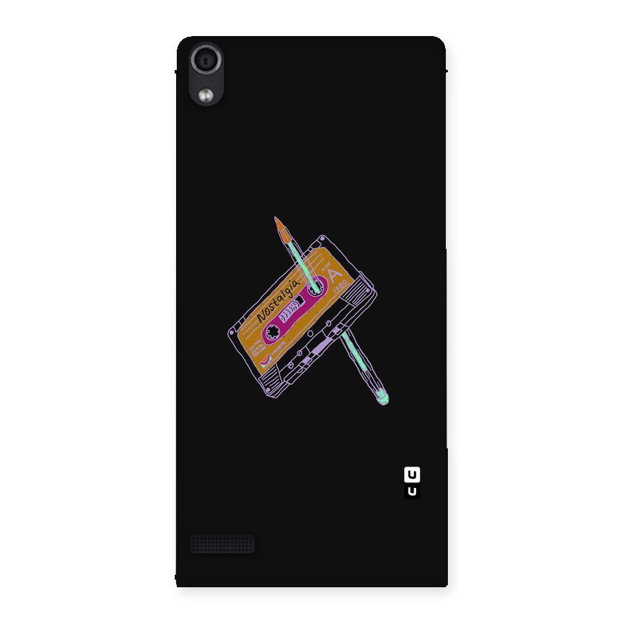 Casette Nostalgia Back Case for Ascend P6