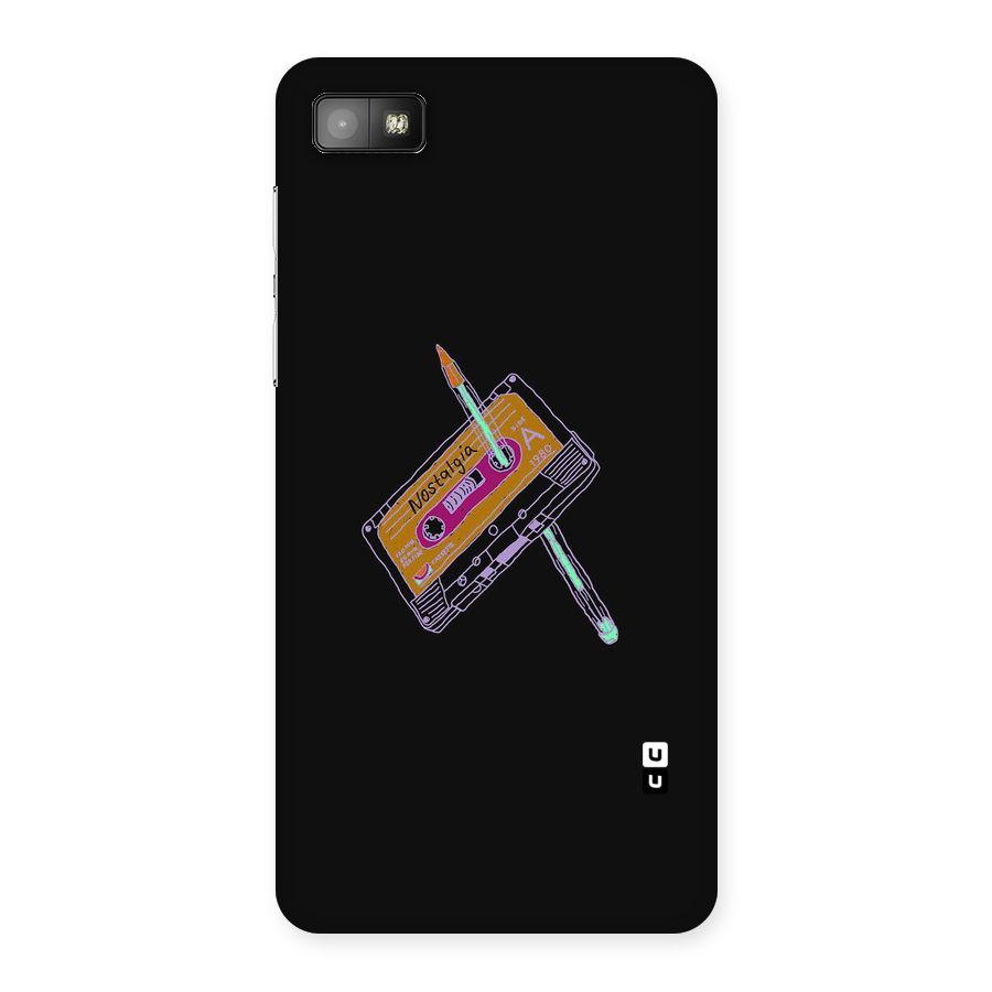 Casette Nostalgia Back Case for Blackberry Z10