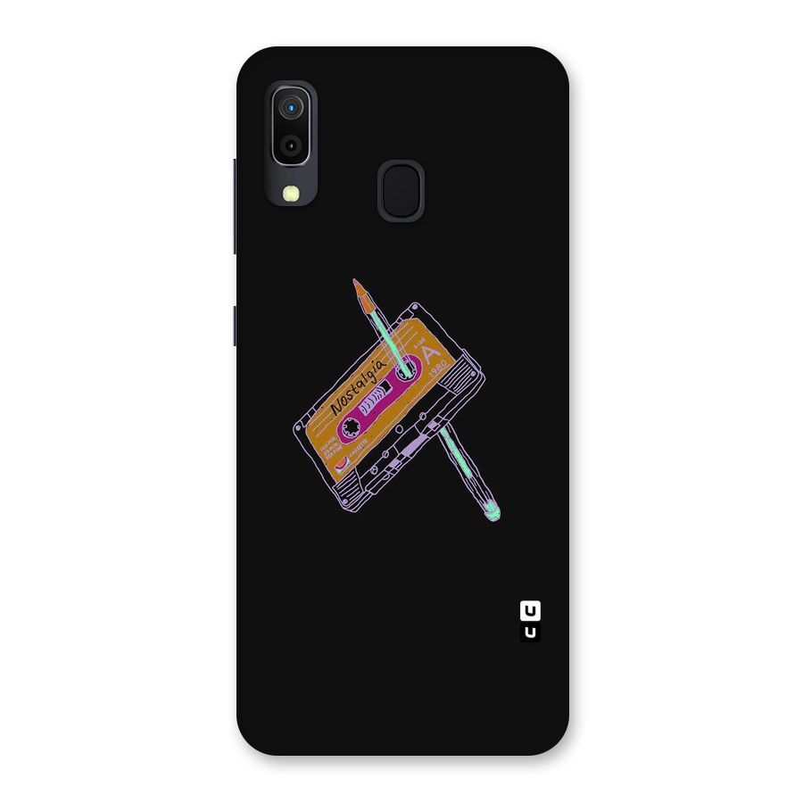 Casette Nostalgia Back Case for Galaxy A30