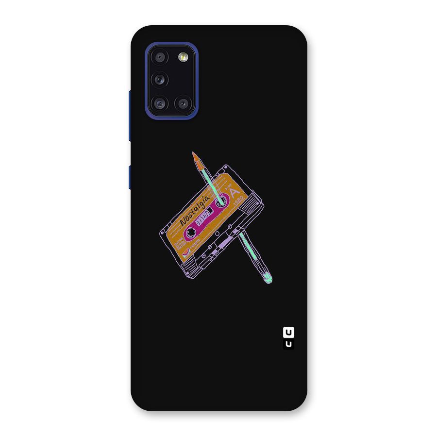 Casette Nostalgia Back Case for Galaxy A31
