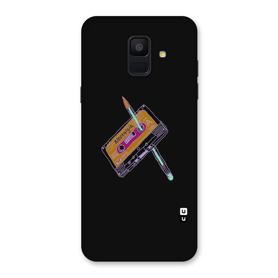 Casette Nostalgia Back Case for Galaxy A6 (2018)