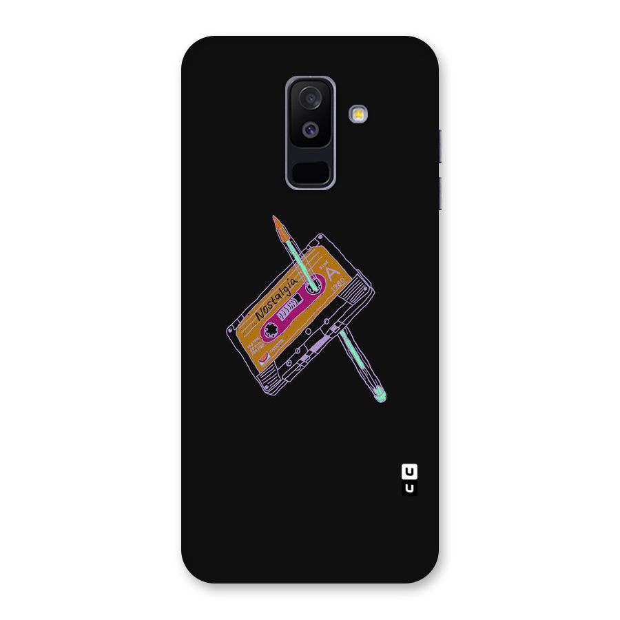 Casette Nostalgia Back Case for Galaxy A6 Plus