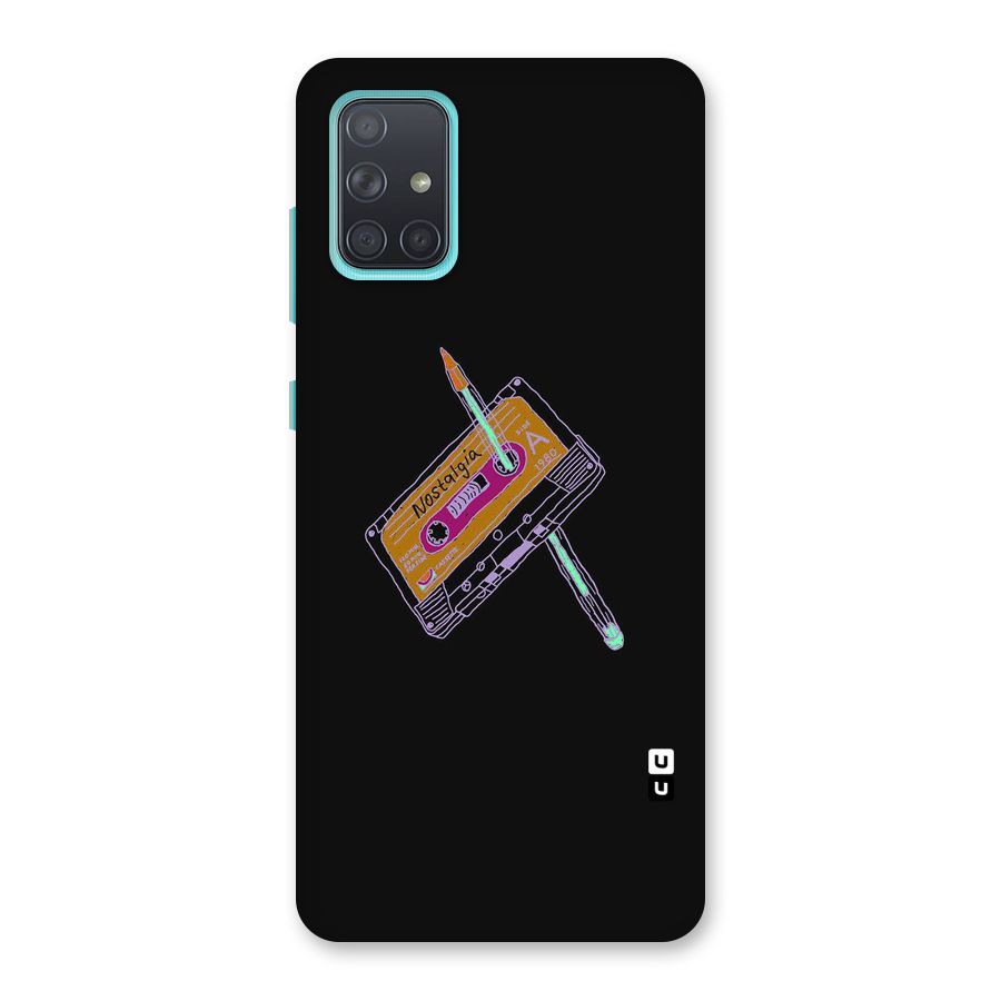 Casette Nostalgia Back Case for Galaxy A71