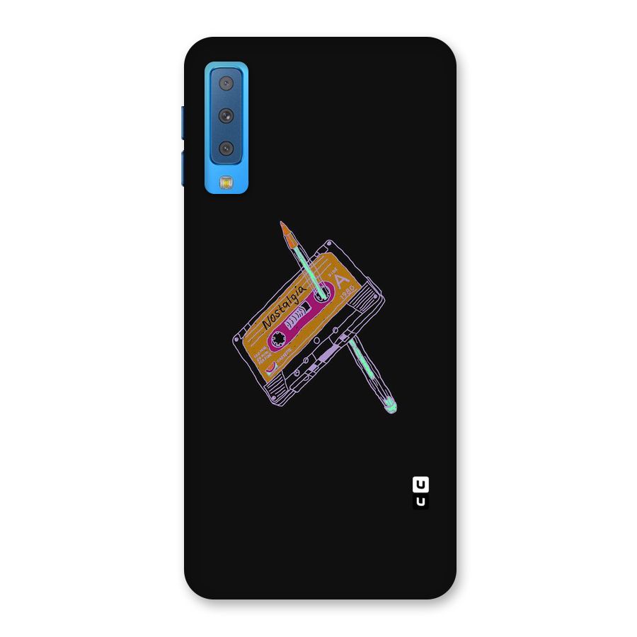 Casette Nostalgia Back Case for Galaxy A7 (2018)