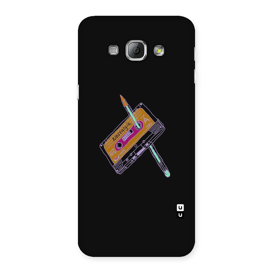 Casette Nostalgia Back Case for Galaxy A8