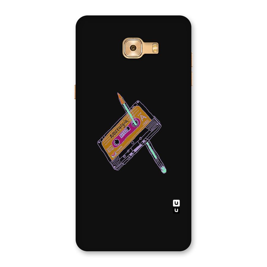 Casette Nostalgia Back Case for Galaxy C9 Pro