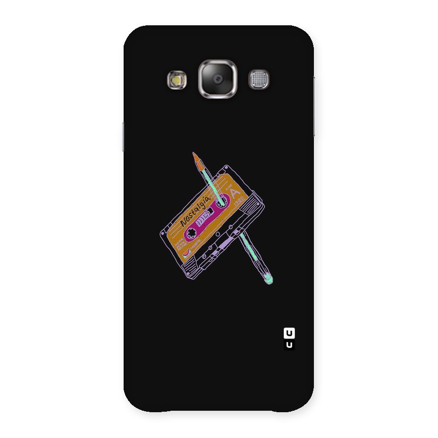 Casette Nostalgia Back Case for Galaxy E7