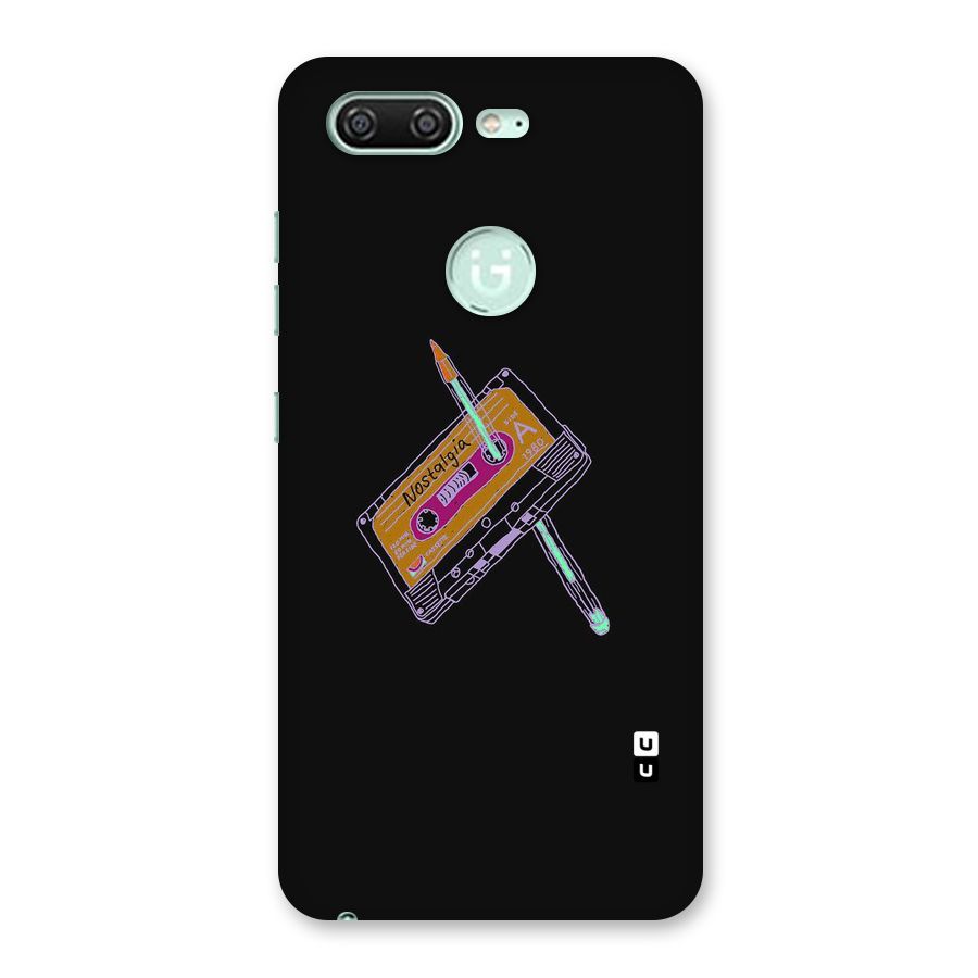Casette Nostalgia Back Case for Gionee S10