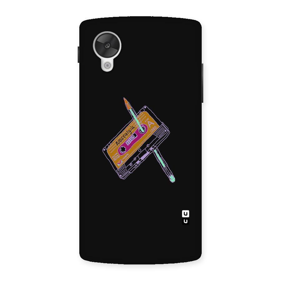 Casette Nostalgia Back Case for Google Nexsus 5
