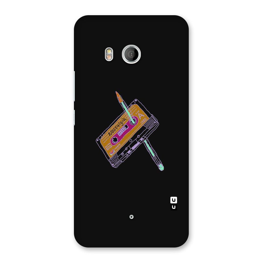 Casette Nostalgia Back Case for HTC U11