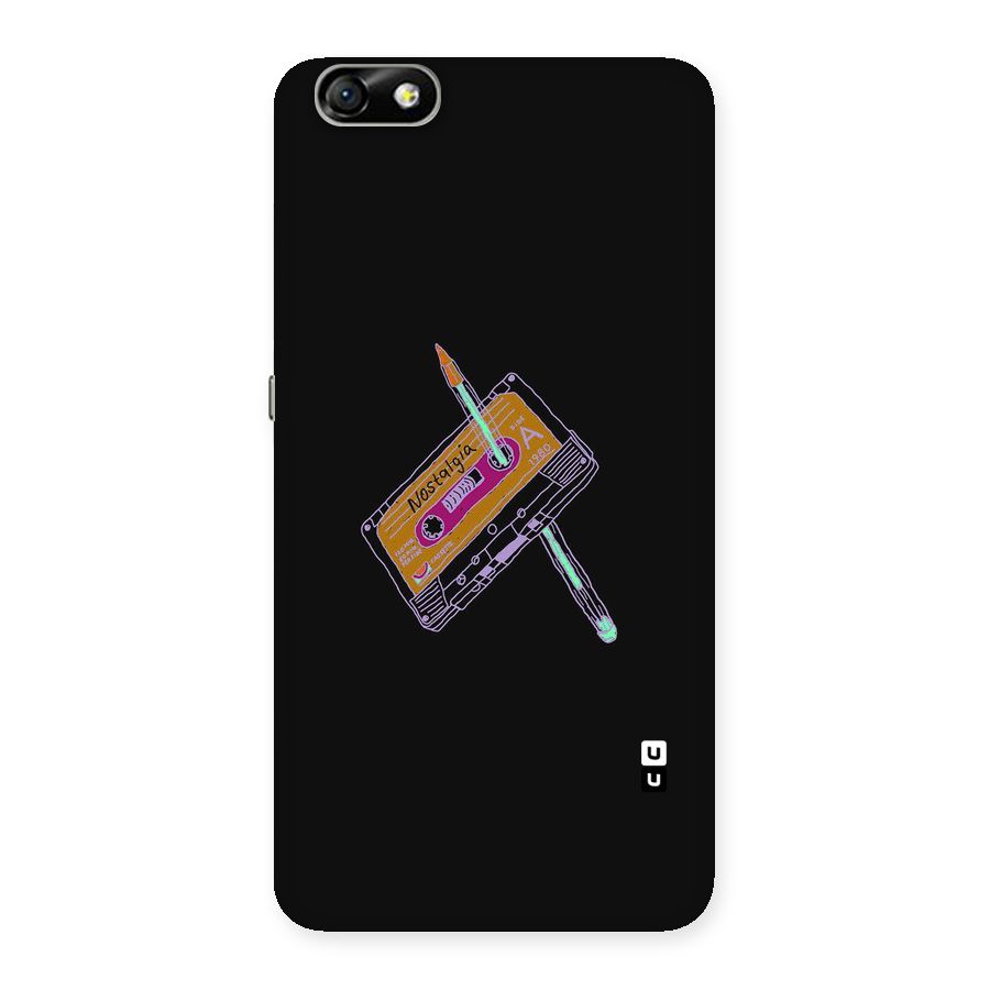 Casette Nostalgia Back Case for Honor 4X