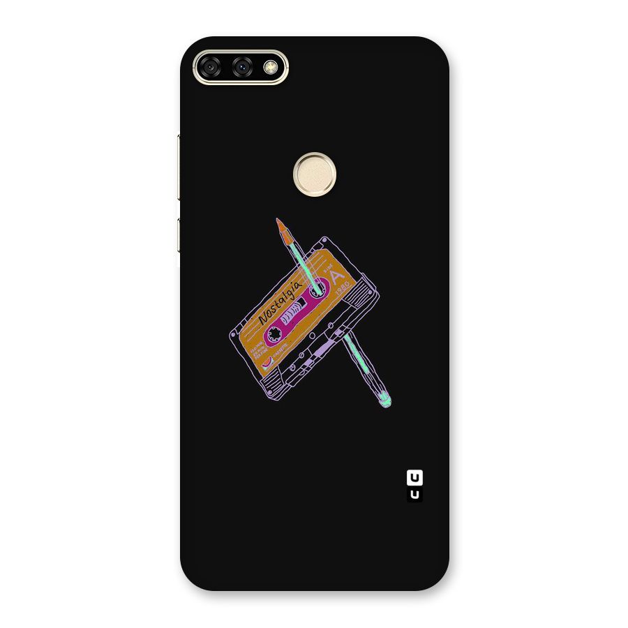 Casette Nostalgia Back Case for Honor 7A