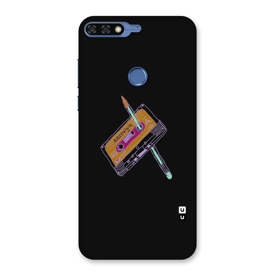 Casette Nostalgia Back Case for Honor 7C