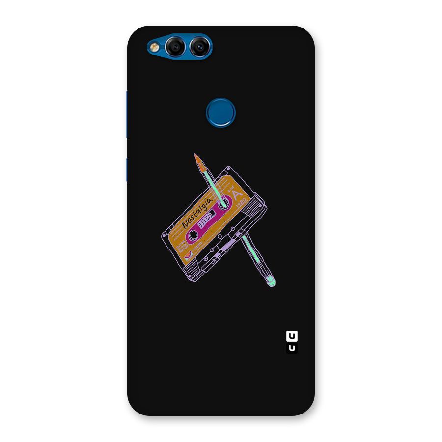 Casette Nostalgia Back Case for Honor 7X