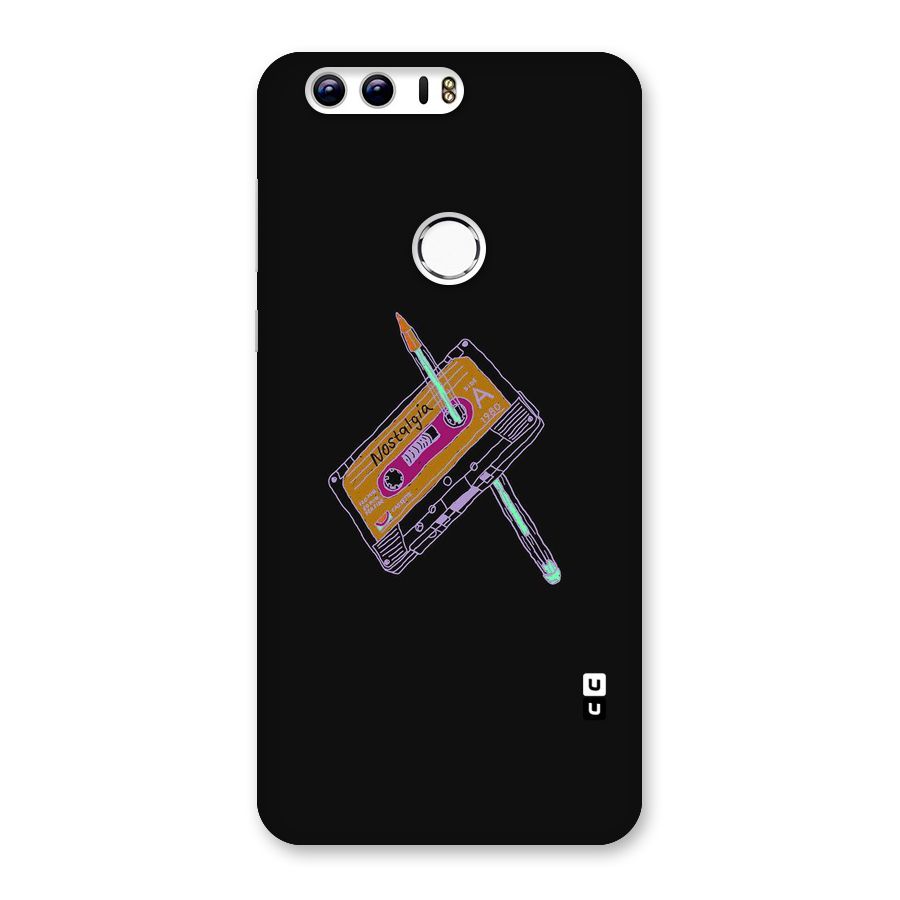 Casette Nostalgia Back Case for Honor 8