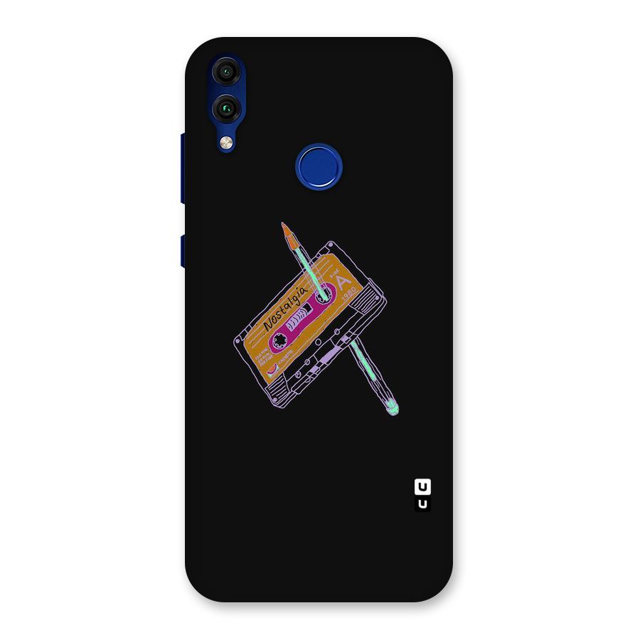 Casette Nostalgia Back Case for Honor 8C