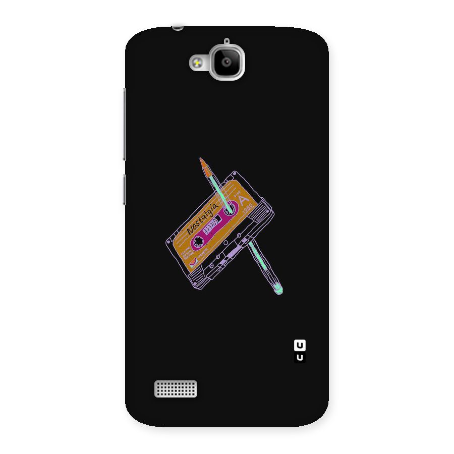 Casette Nostalgia Back Case for Honor Holly